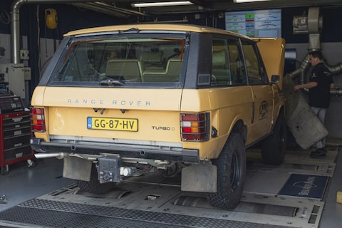 Range Rover 2.5D - Op de rollenbank