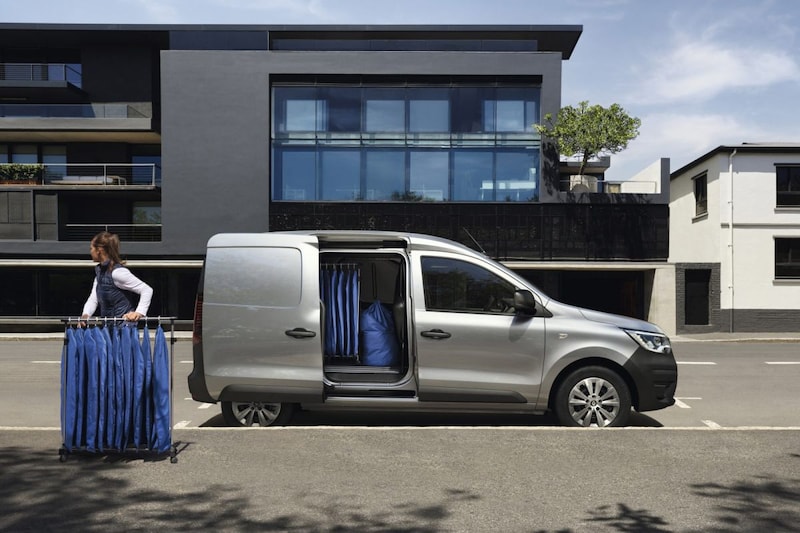 Laden en lossen bestelauto Renault Kangoo