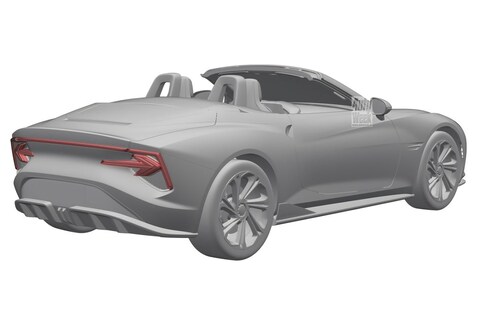 MG Cyberster: elektrische roadster open en bloot
