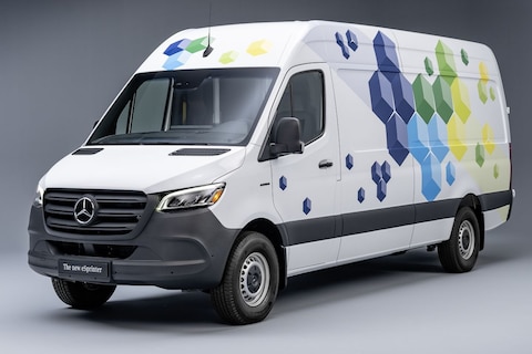 Mercedes-Benz eSprinter: 113 kWh accu, 400 kilometer bereik