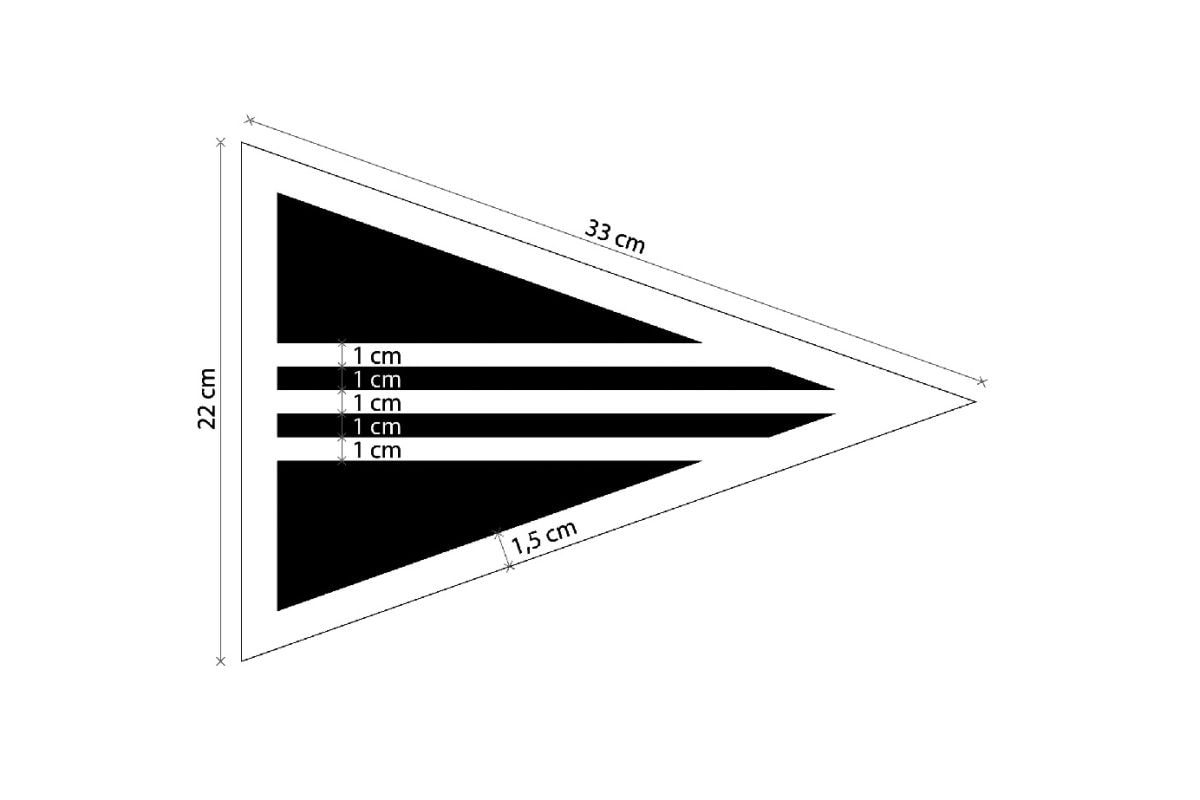 Rouwstoet - Uitvaartstoet herkenningsteken