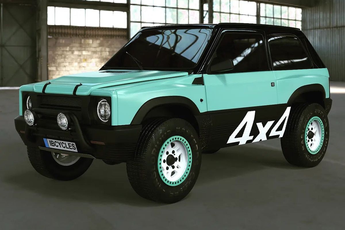 Fiat Panda Inglourious Basterds Cycles