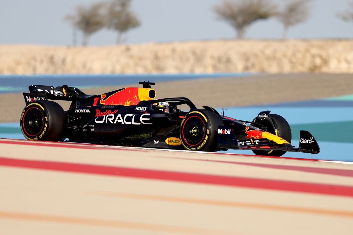 Max Verstappen Red Bull RB19 F1 Bahrein wintertest (ANP)