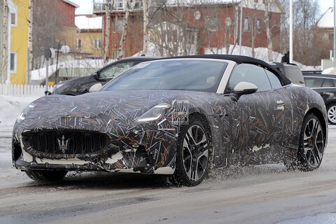 Elektrische Maserati GranCabrio Folgore gesnapt