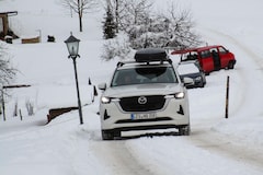 Maxda CX-60 sneeuw winter wintersport E-kenteken