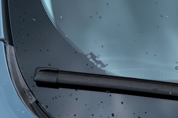 Voorruit Jeep Renegade met kleine Jeep