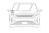 Patenttekening Jeep Cherokee S elektrisch Europa