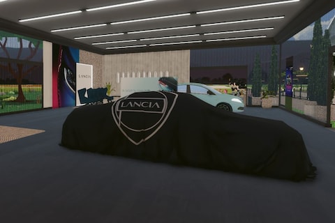Lancia toont concept-car onder doek in Metaverse