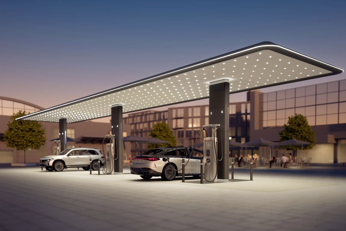 Mercedes-Benz snellaadnetwerk