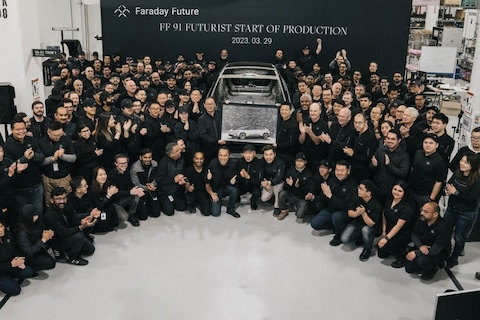 Faraday Future FF 91 eindelijk 'in productie'