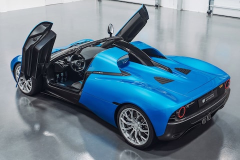 Gordon Murray T.33 Spider: 617 pk op 1.100 kilo