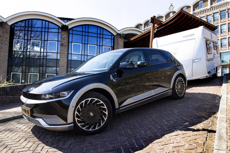 Hyundai Ioniq 5 met caravan