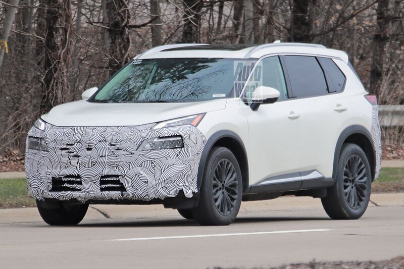 Spyshots Nissan X-Trail facelift