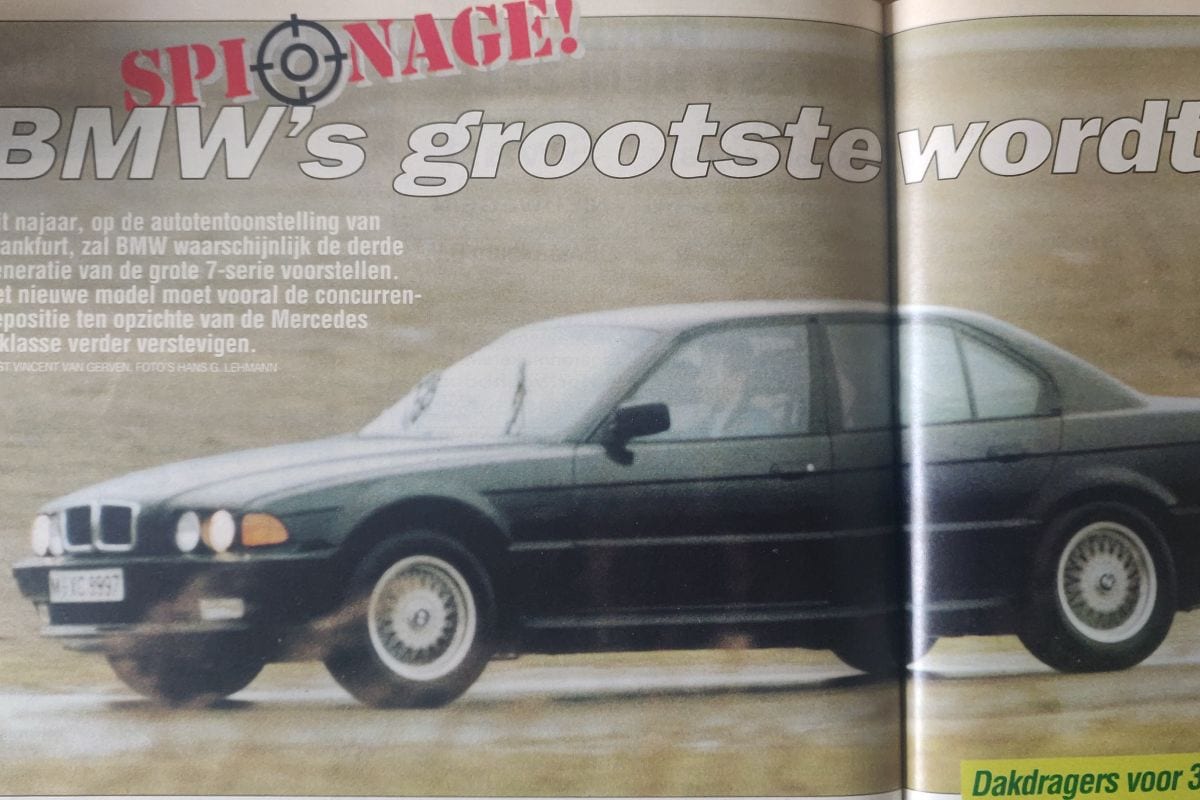 BMW 7-serie E38 spionage