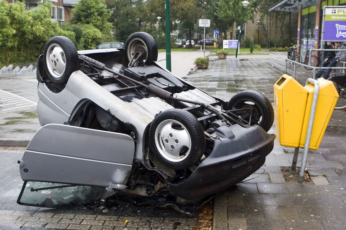 Brommobiel schade