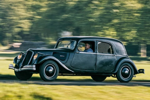 Deze Citroën Traction Avant 22CV had van Double Chevron duur en exclusief merk kunnen maken