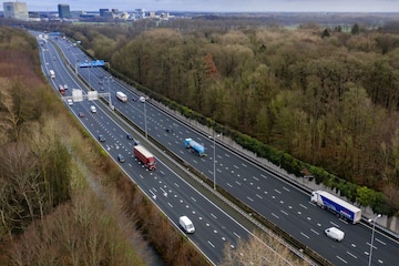Snelweg weefvak knooppunt A27 Amelisweerd ANP
