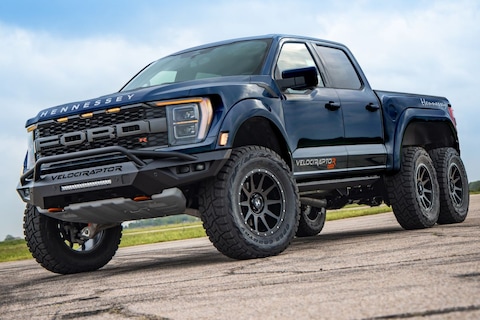 Hennessey VelociRaptoR 6x6 is knotsgek machtsvertoon