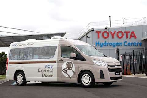 Toyota FCV Express Diner: koken en rijden op waterstof