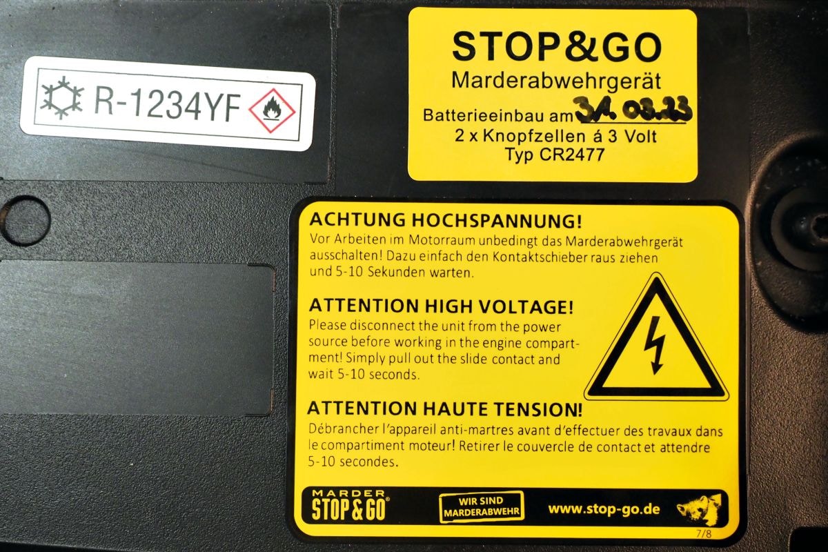Marterpreventie - Stickers aanwezigheid Stop&Go 8