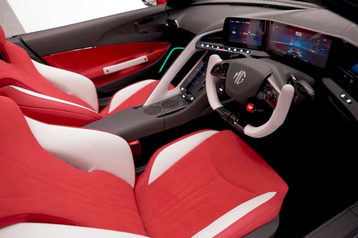 MG Cyberster interieur