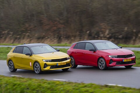 Opel Astra 1.2 Turbo 130 pk vs Opel Astra 1.6 Turbo Hybrid 180 - Test