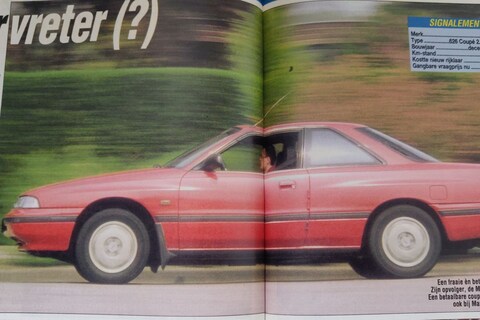 Een jonge Mazda 626 Coupé met problemen - Uit de Oude Doos