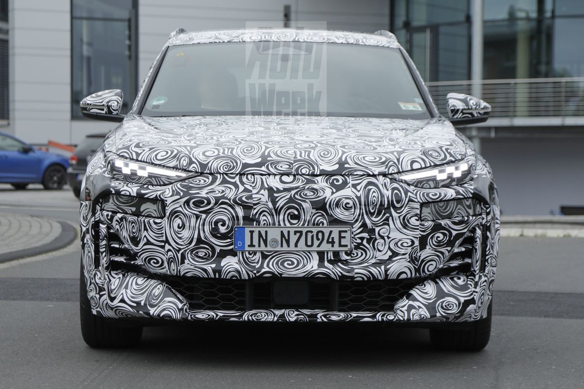 Audi Q6 e-tron spyshots