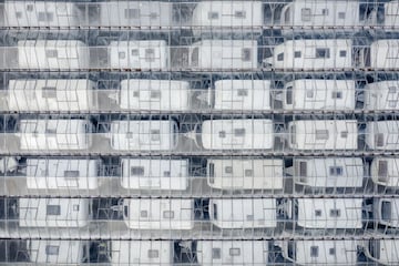 Caravanstalling - kas bovenaanzicht (ANP)