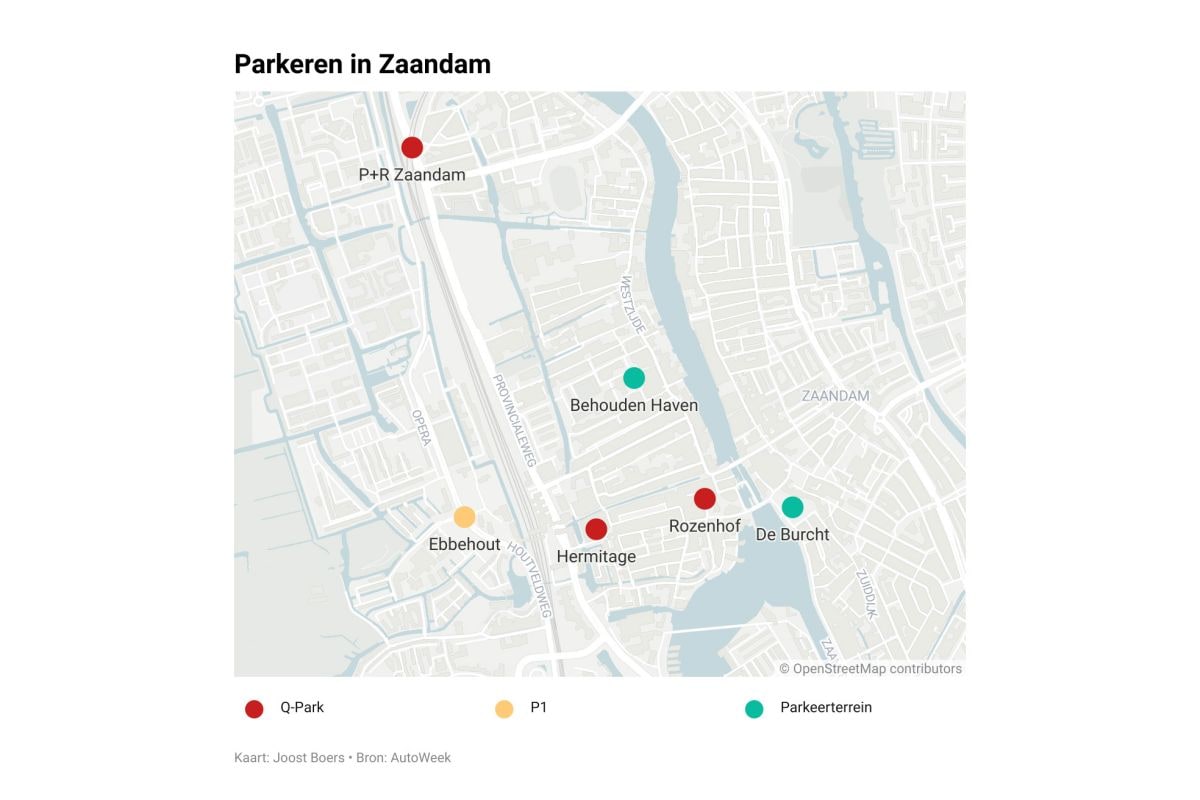 Parkeren in Zaandam