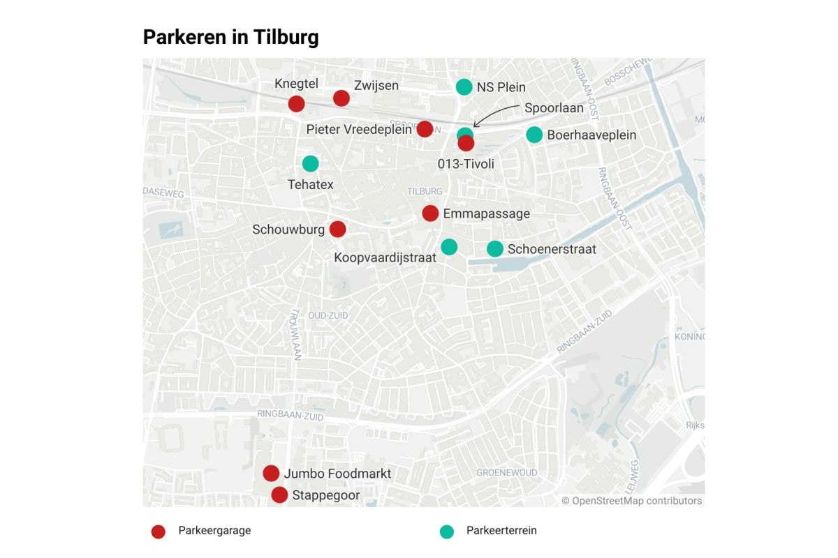 Parkeren in Tilburg