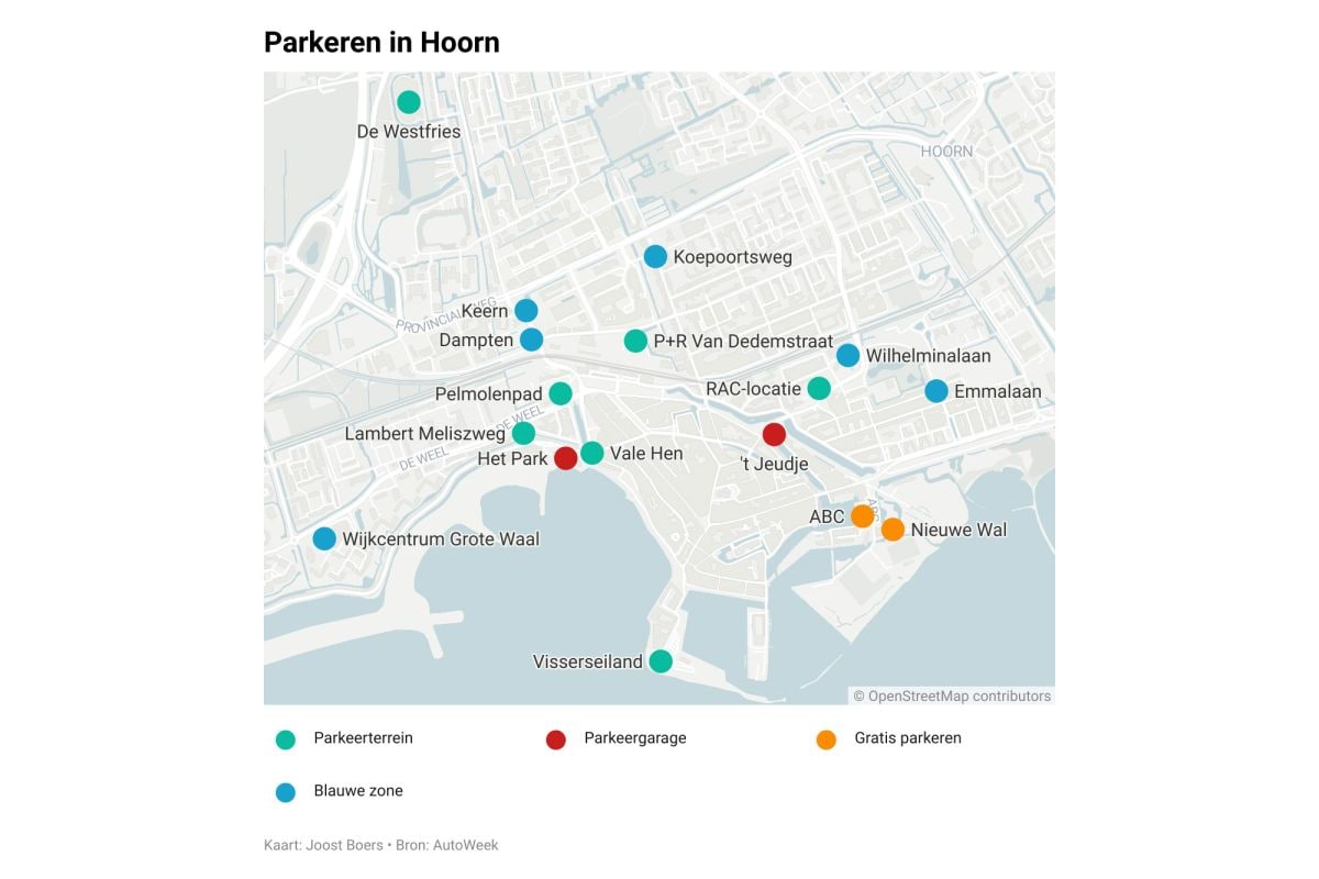 Hoorn Parkeren in Hoorn