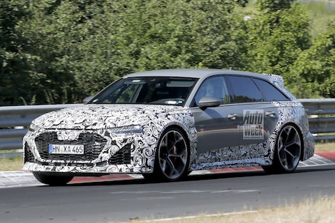 Audi RS6 maakt zich met nieuw spoilerwerk op voor facelift