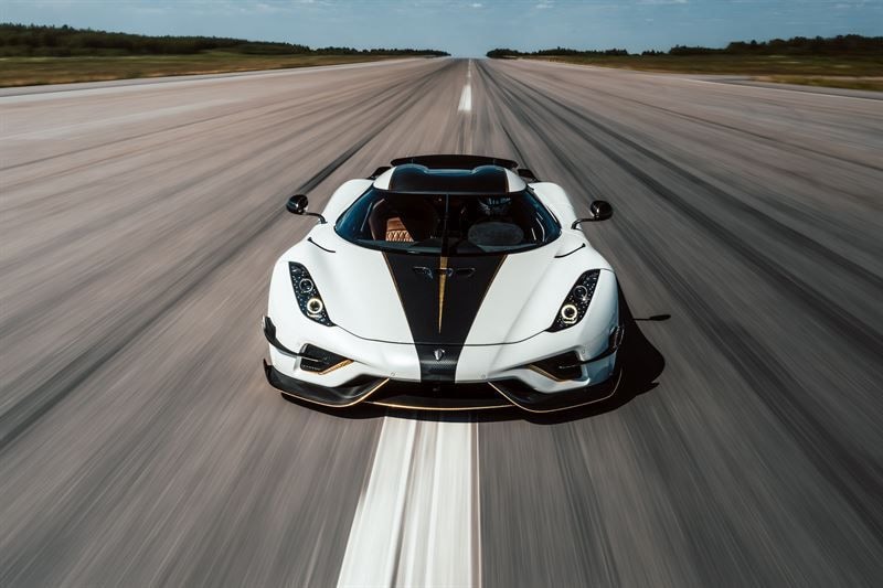 Koenigsegg Regera snelheidsrecord 0-400-0