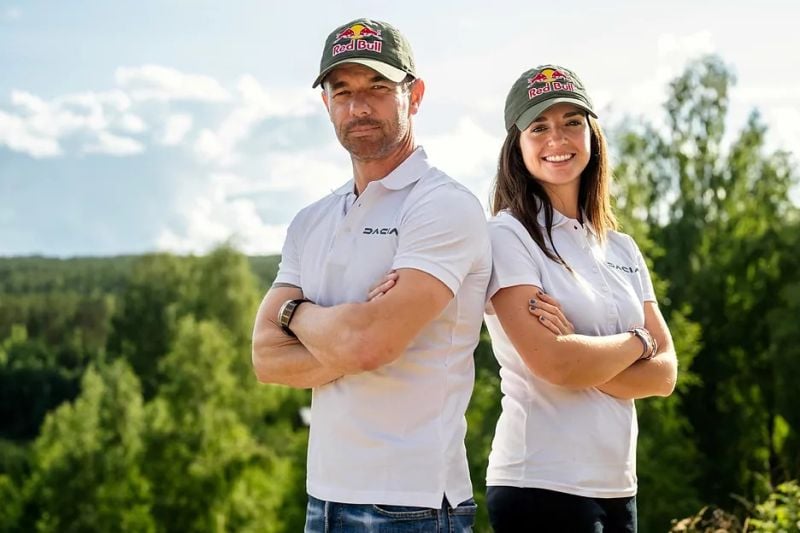 Cristina Gutiérrez en Sebastien Loeb - Dacia