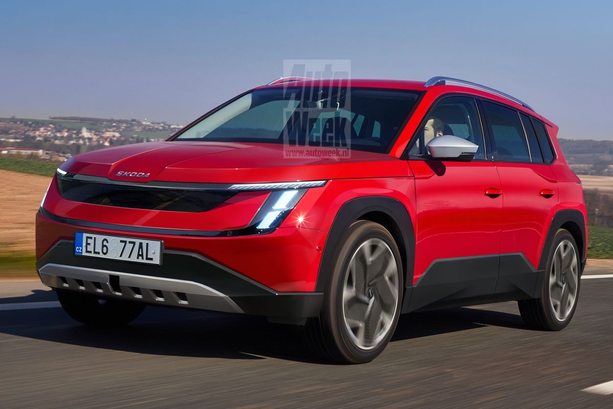 Skoda kleine EV (Illustratie: Larson)
