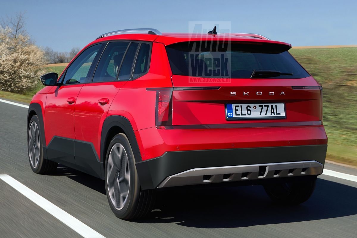 Skoda kleine EV (Illustratie: Larson)