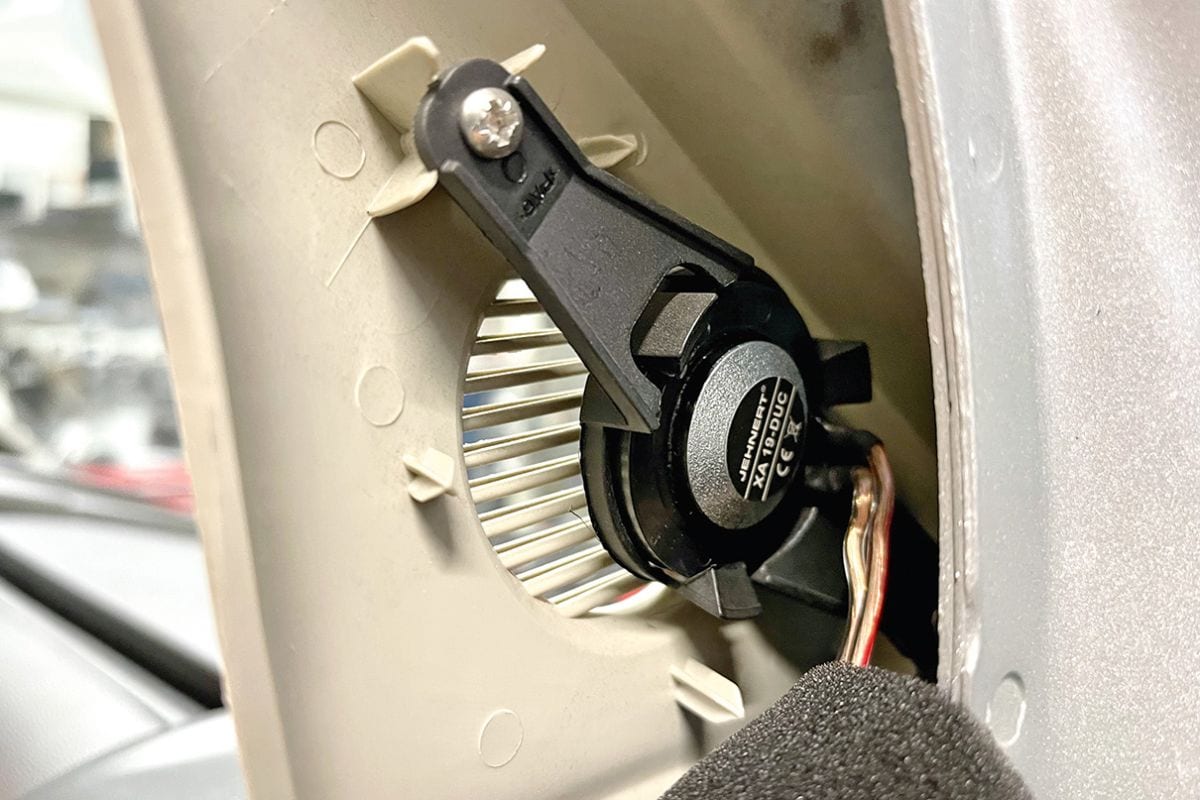 Audio upgrade camper - Tweeter in deurstijl