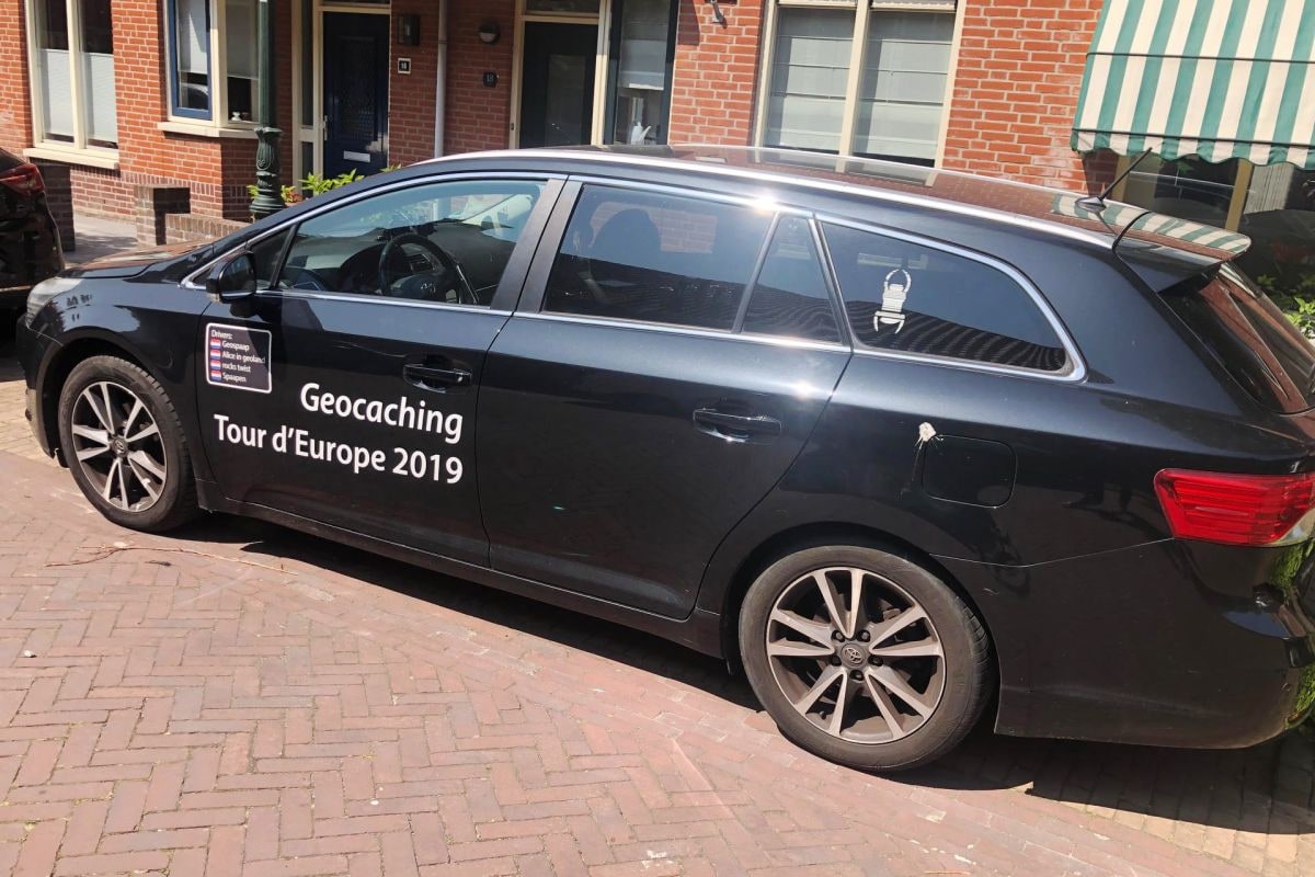 Belettering stickers auto bestelauto busje