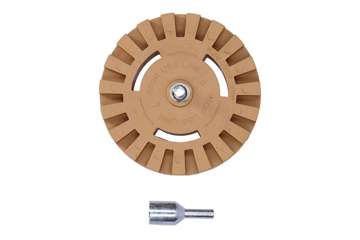 Stickers verwijderen - gumwiel