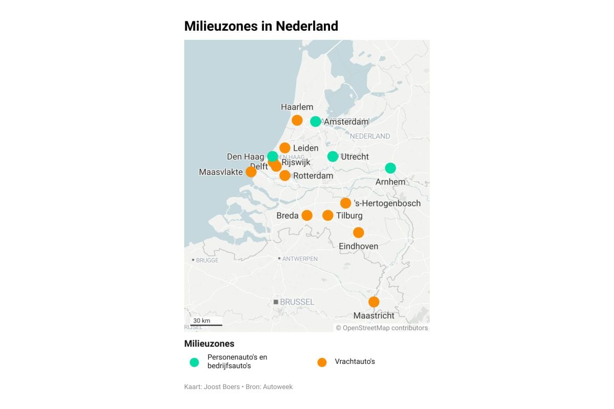 Milieuzones in Nederland