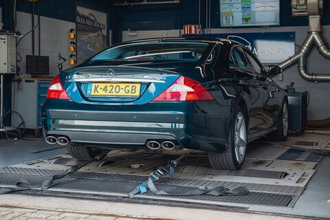 Mercedes-Benz CLS 55 AMG - 2005 - Op de rollenbank
