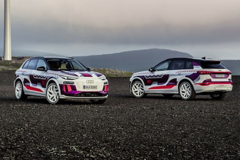 Audi Q6 e-tron laat zich alvast zien