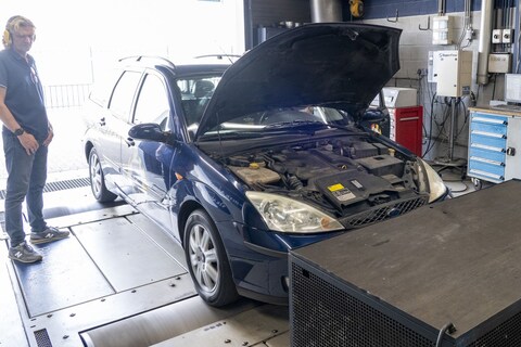 Barrelbrigade 2023 - Op de rollenbank - Ford Focus 1.8 TDCI Futura