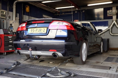 Saab 9-3 Cabriolet 2.8 Turbo V6 Aero - Op de Rollenbank