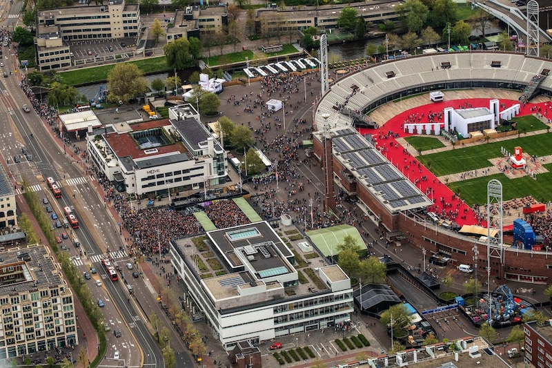 Olympisch Stadion luchtfoto evenement concert Move