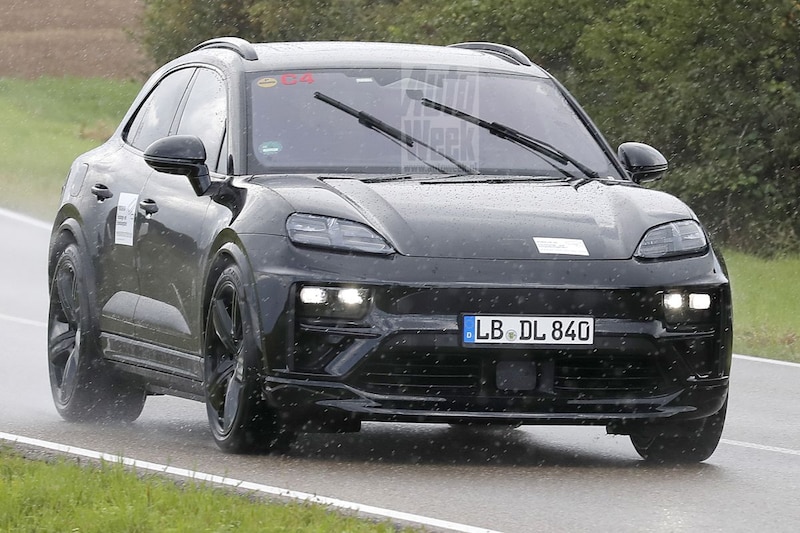Porsche Macan EV Spyshots