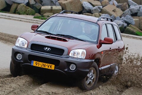 De eerste Hyundai Santa Fe was zo bol als de nieuwe strak