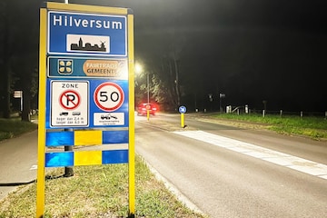 Bebouwde kom bord Skyline Hilversum 