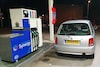 Tanken Nissan Micra benzinestation tankstation